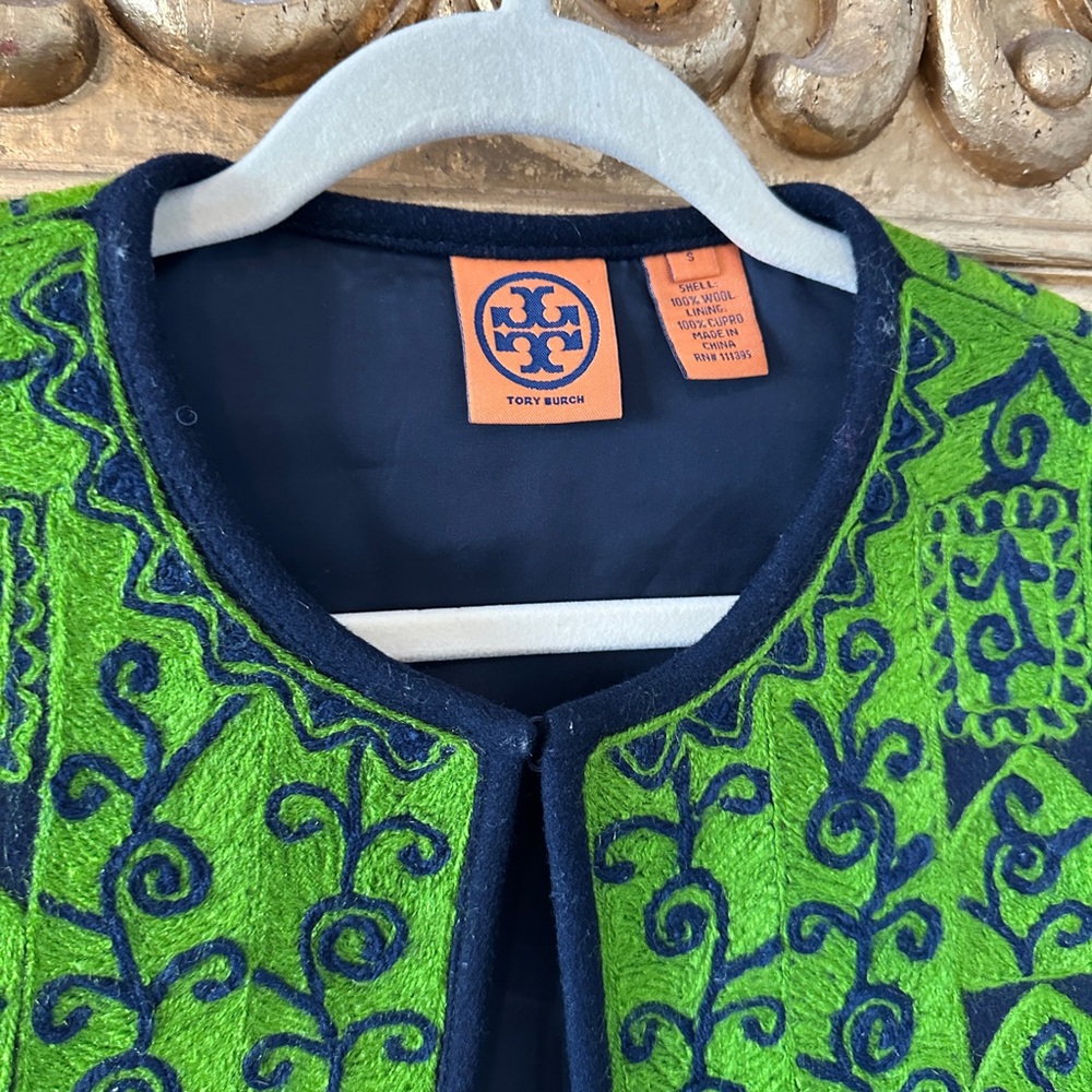Tory Burch Wool Embroidered Vest - Picture 3 of 5